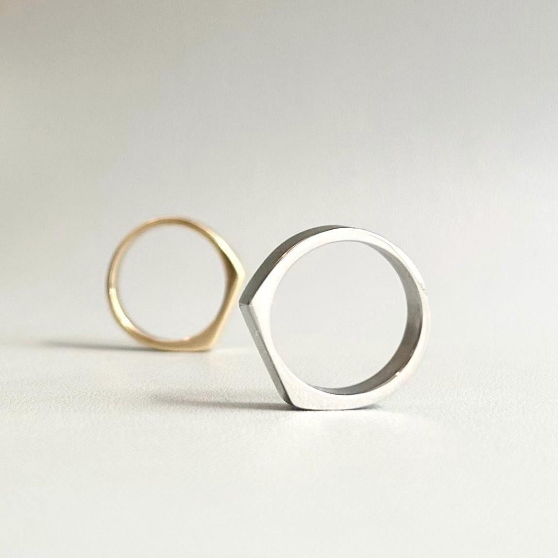 Handmade Signet Stainless Steel Ring - Perfect for Gifting - Starlight