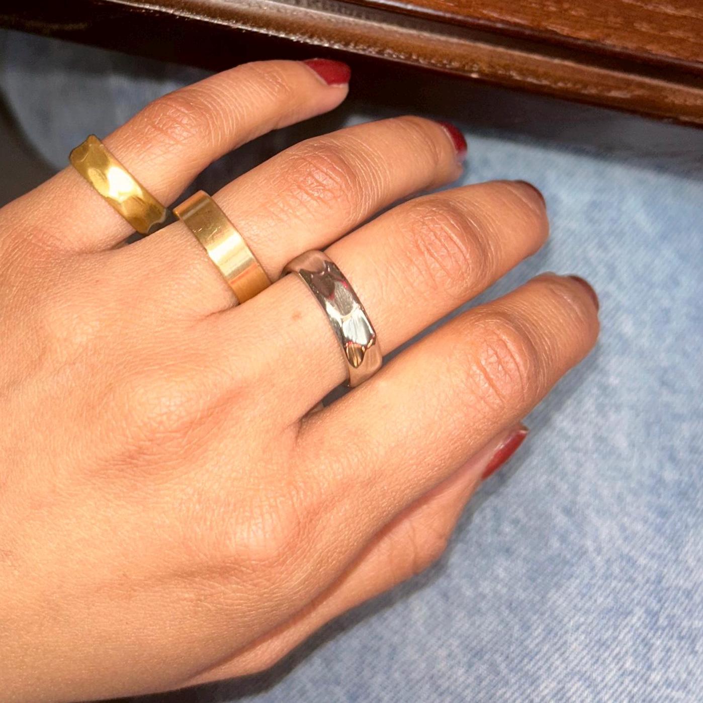 Unique Brass Unisex Ring Band - Perfect for Gifting - Minimalist