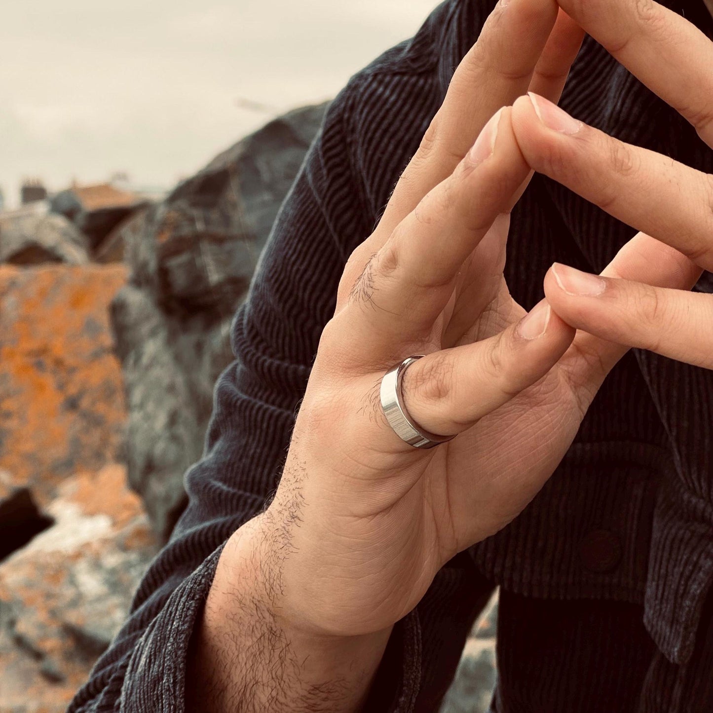 stainless steel ring band