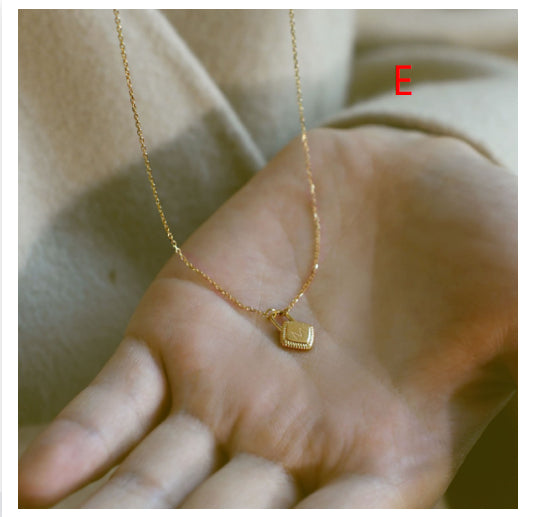 Letter charm pendant
