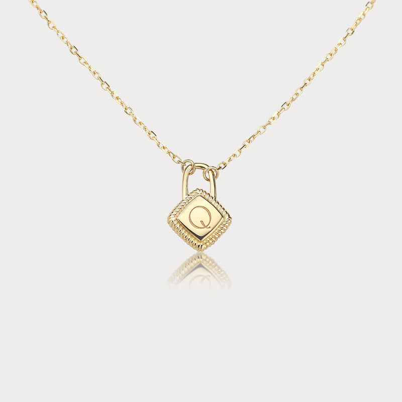 Letter charm pendant