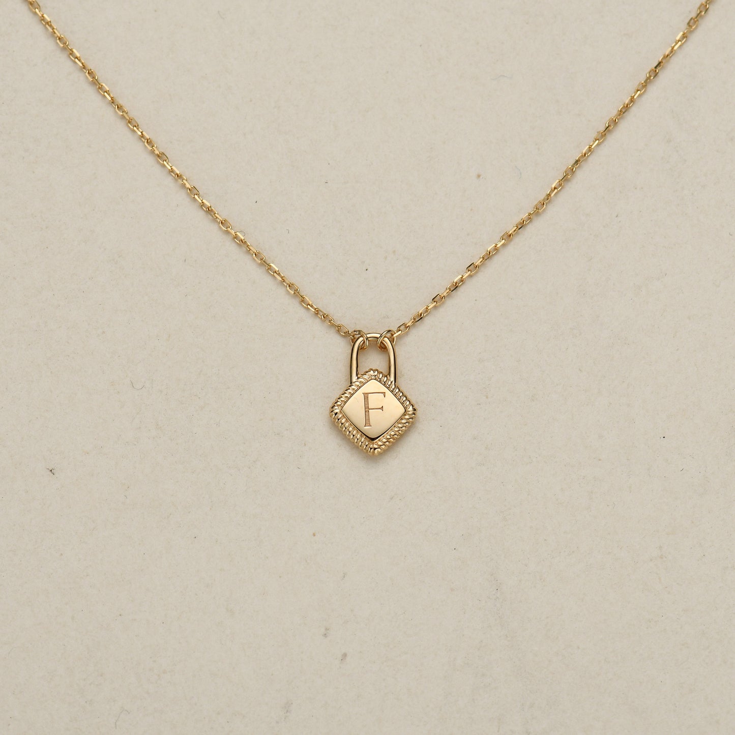 Letter charm pendant