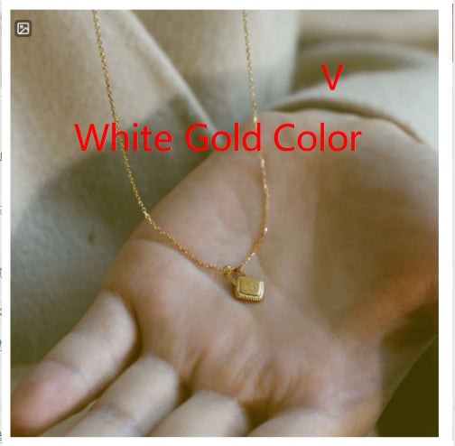 Letter charm pendant