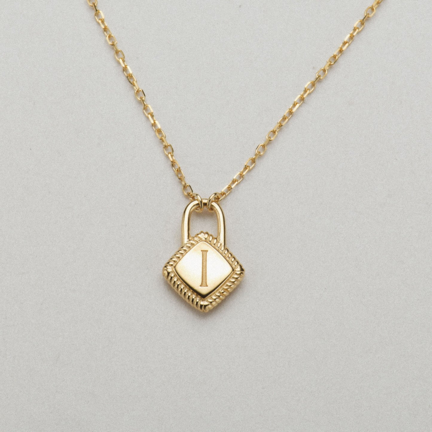 Letter charm pendant