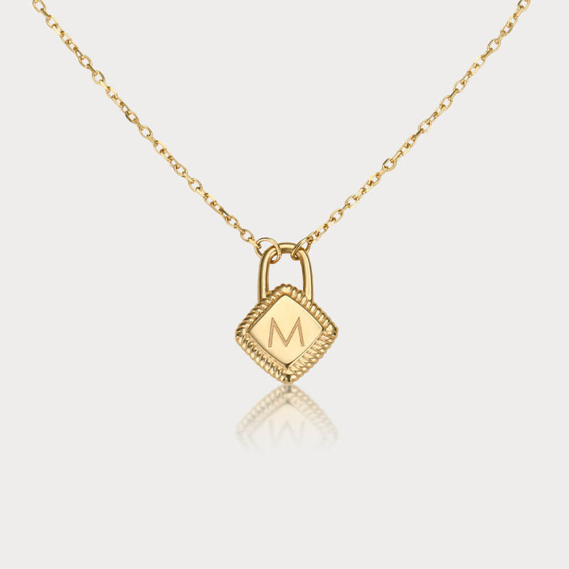 Letter charm pendant