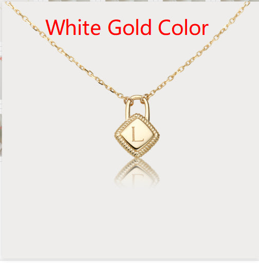 Letter charm pendant