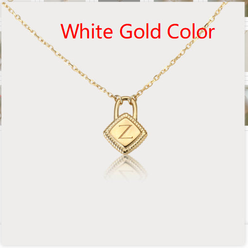Letter charm pendant