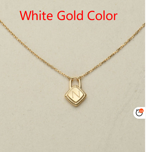 Letter charm pendant