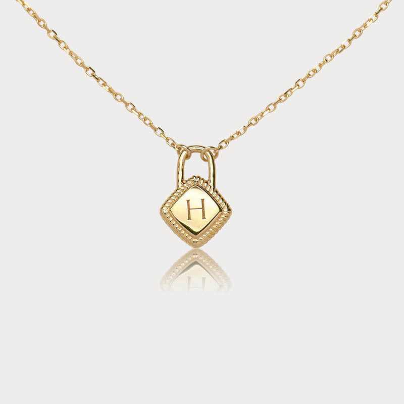 Letter charm pendant