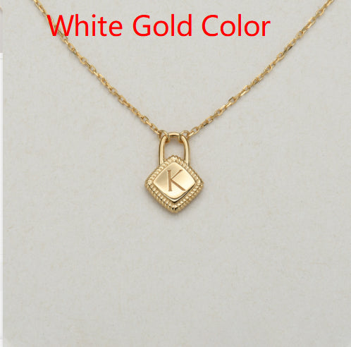 Letter charm pendant