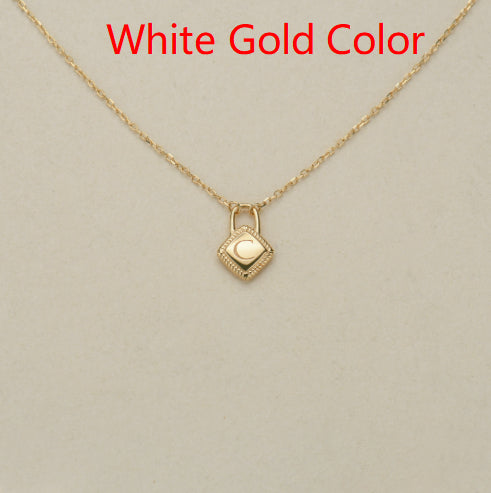 Letter charm pendant