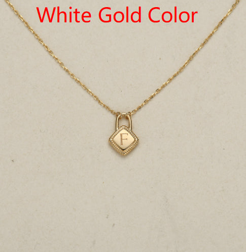 Letter charm pendant