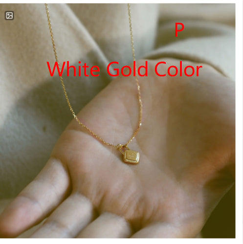 Letter charm pendant
