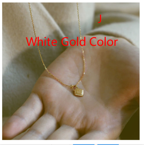 Letter charm pendant