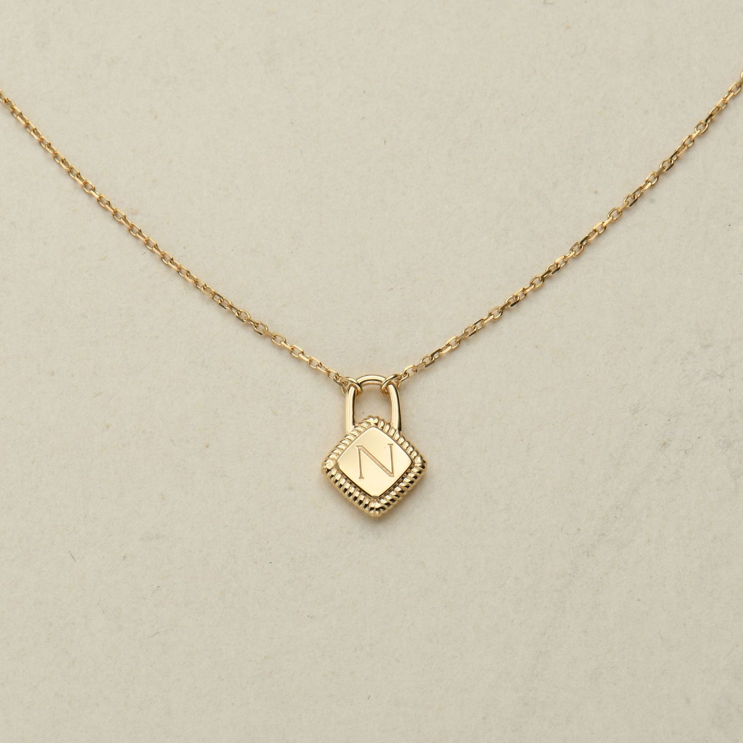 Letter charm pendant