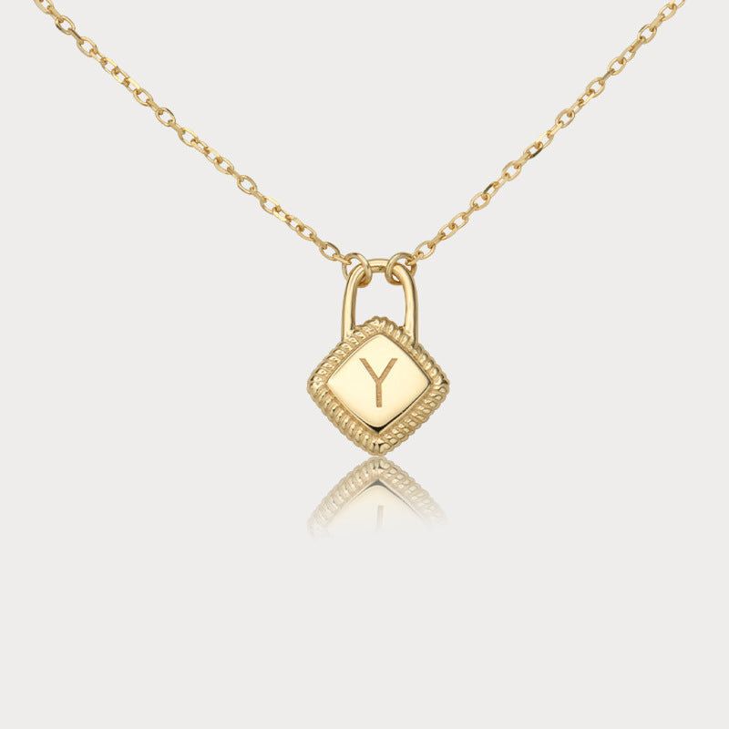 Letter charm pendant