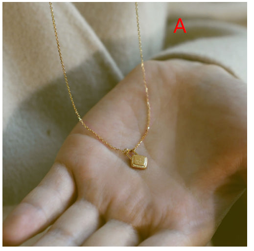 Letter charm pendant