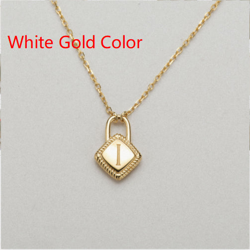 Letter charm pendant