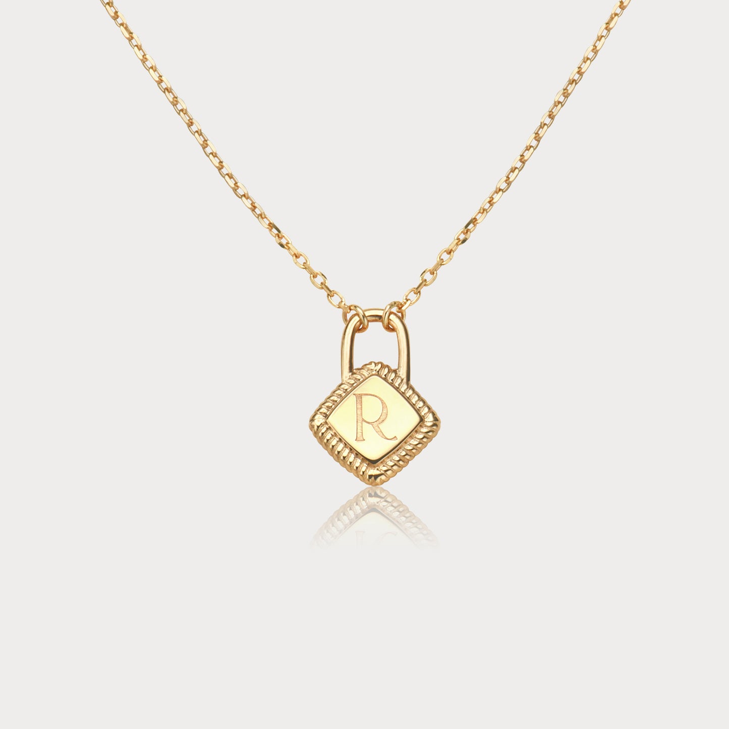 Letter charm pendant