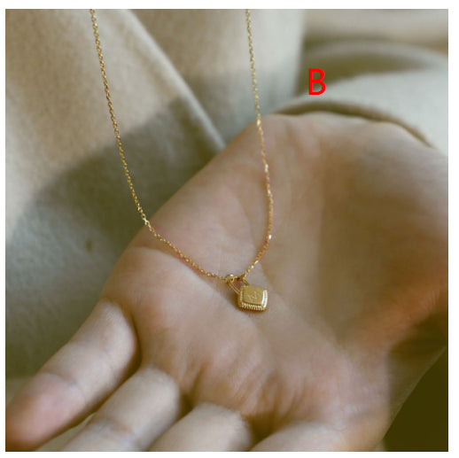 Letter charm pendant