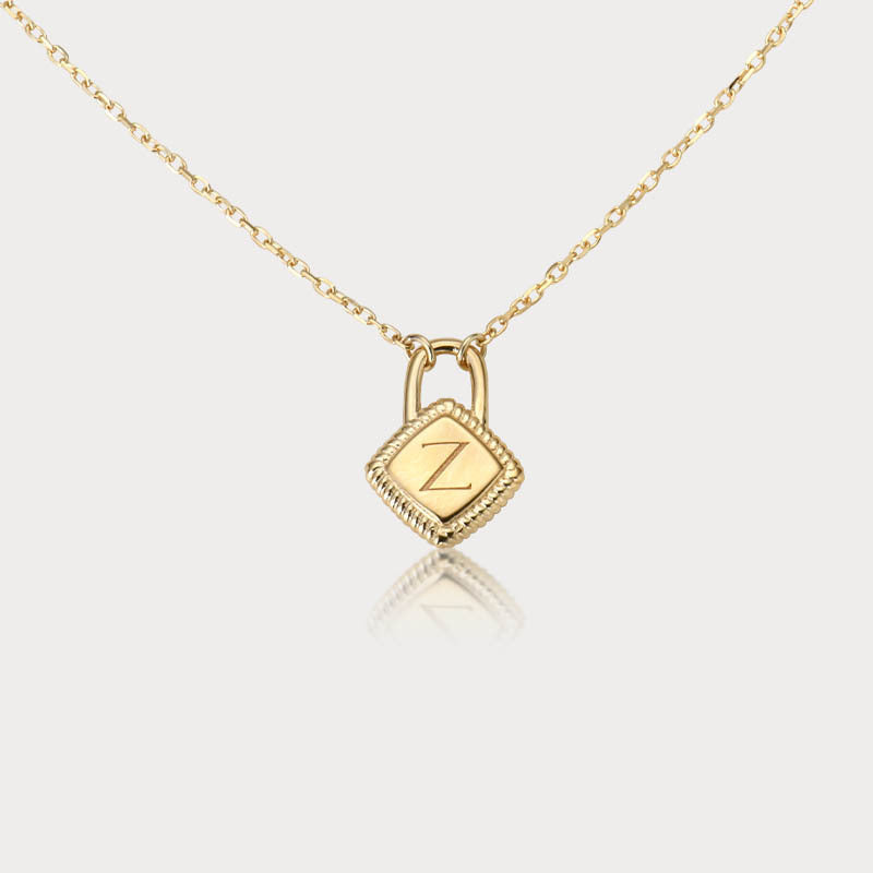 Letter charm pendant