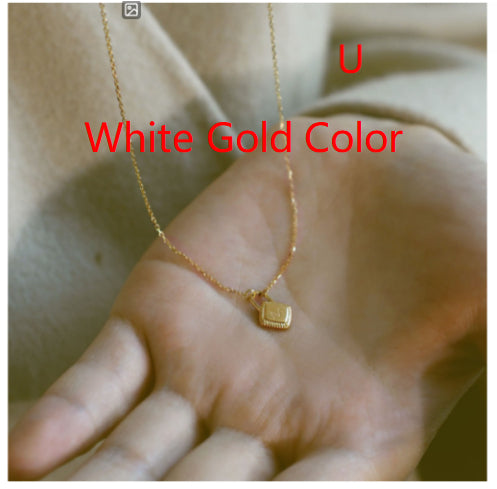 Letter charm pendant