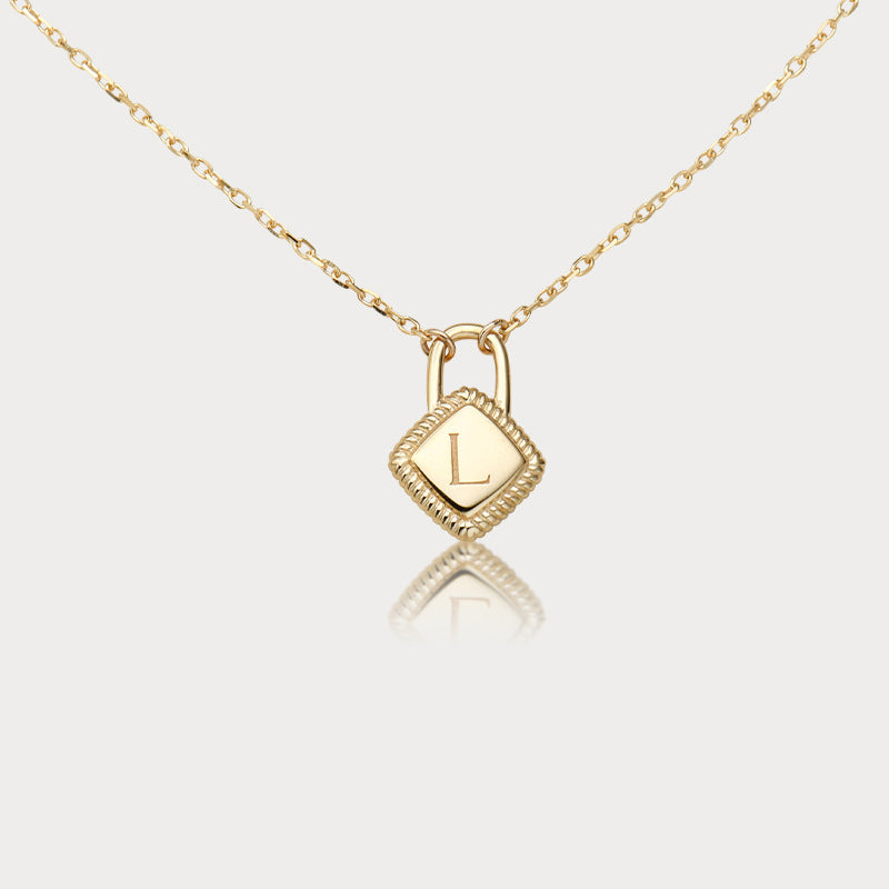 Letter charm pendant