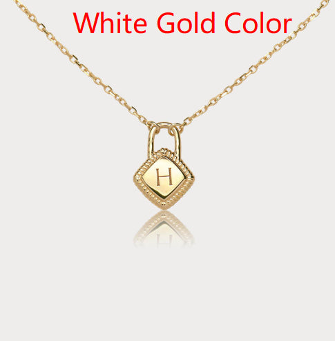 Letter charm pendant