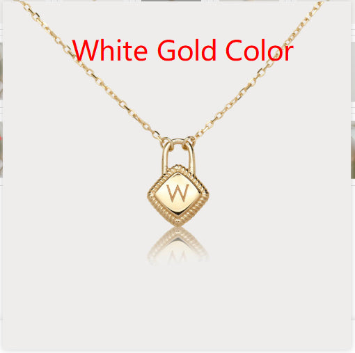 Letter charm pendant