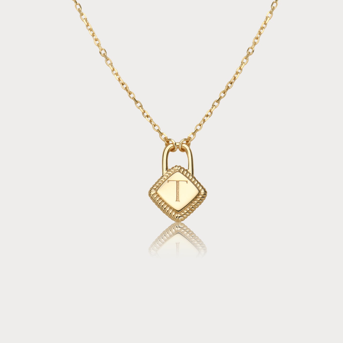 Letter charm pendant