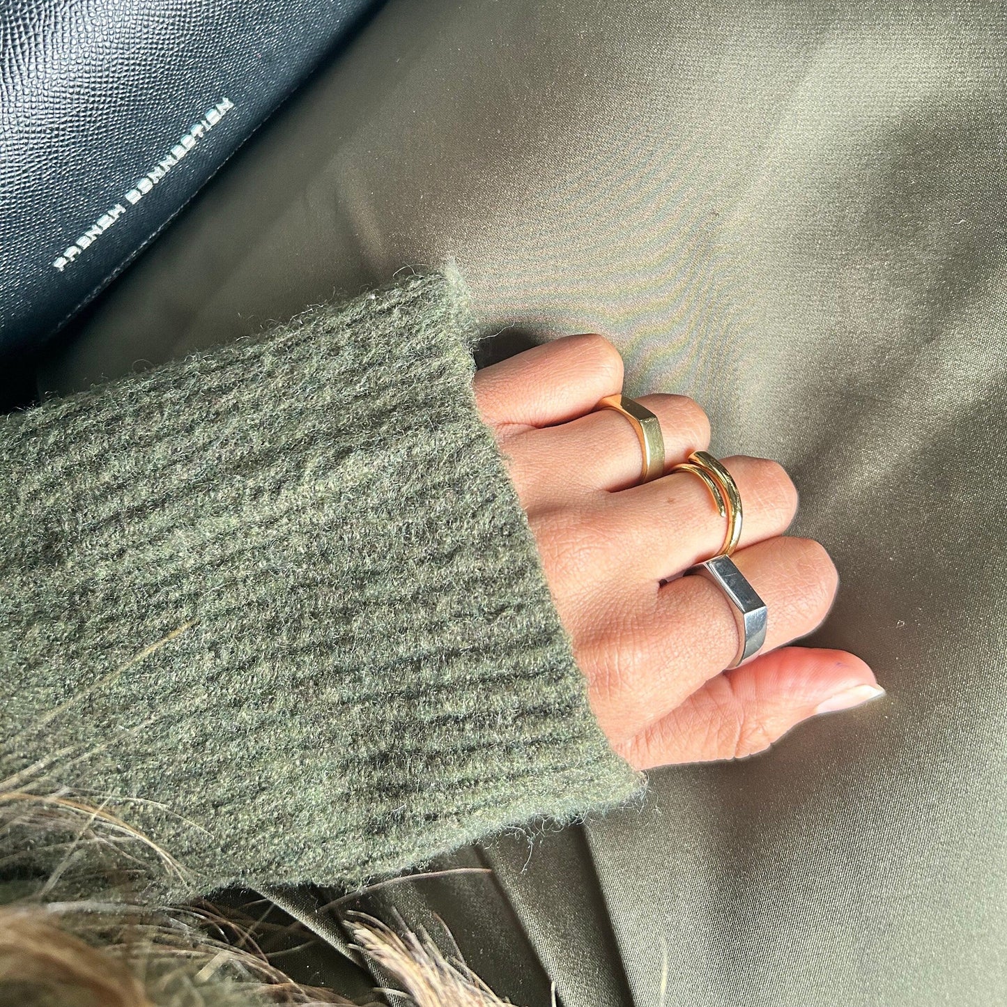 Handmade Signet Brass Ring - Unisex - Perfect for Gifting - Starlight